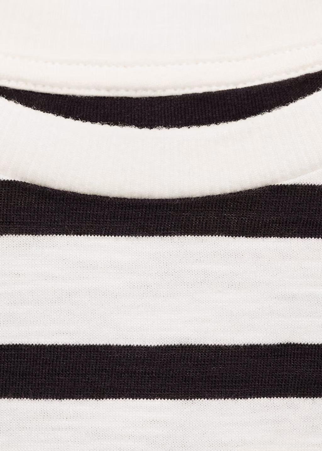 Striped long sleeves t-shirt - Black