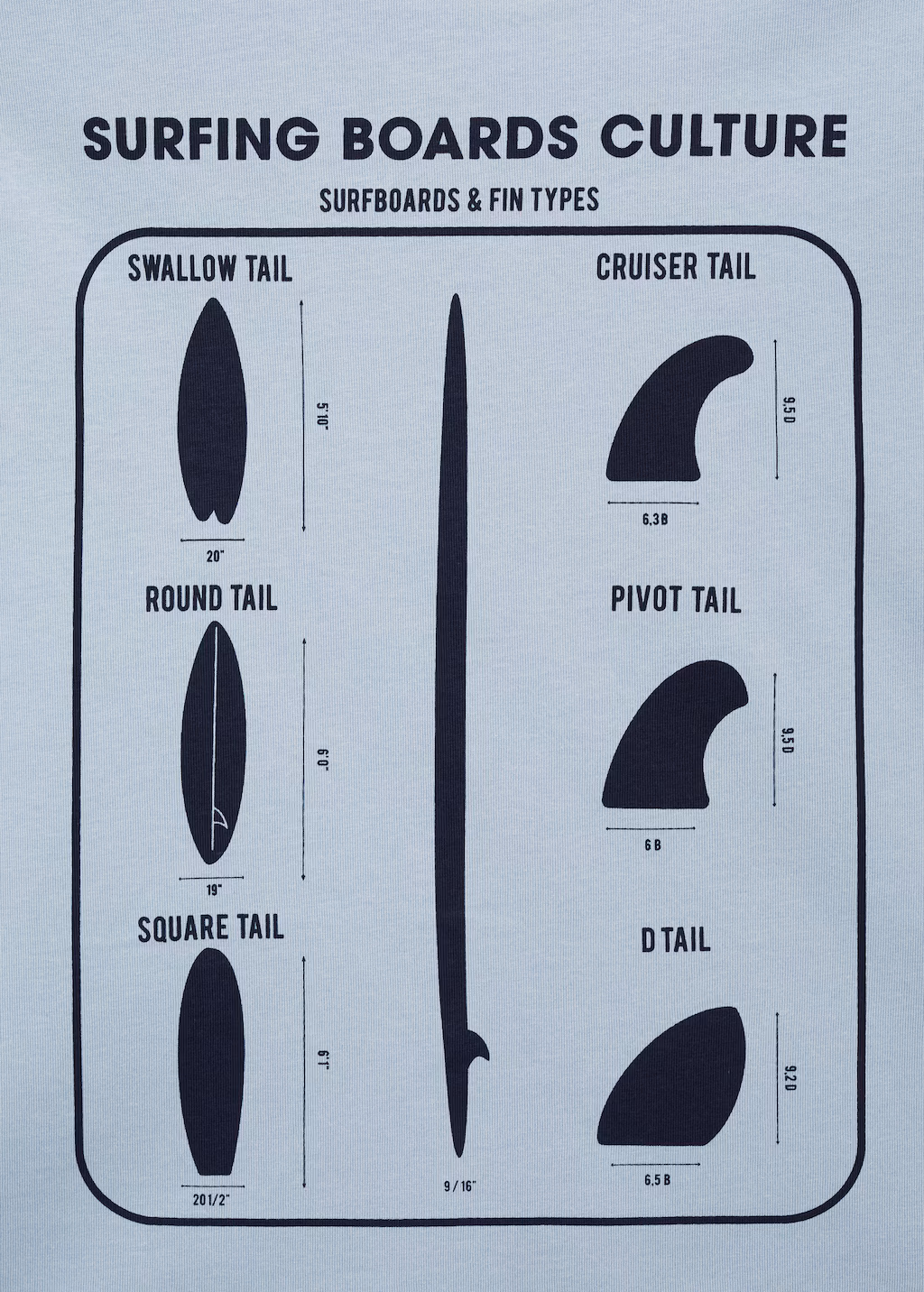 Printed cotton-blend T-shirt - Sky Blue