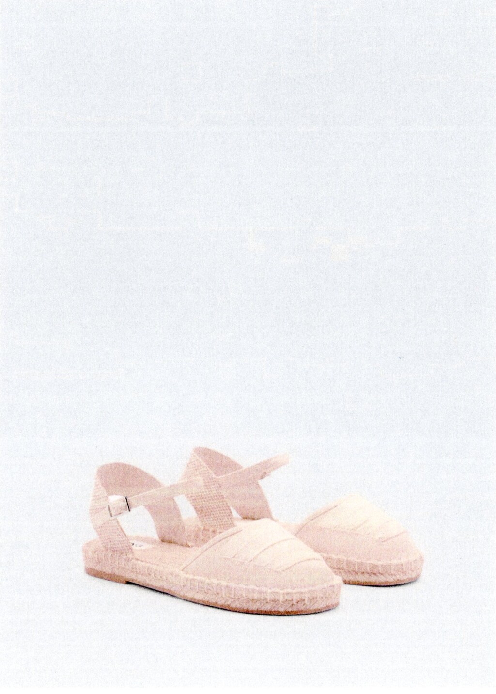 Espadrilles with buckle closure - Sand
