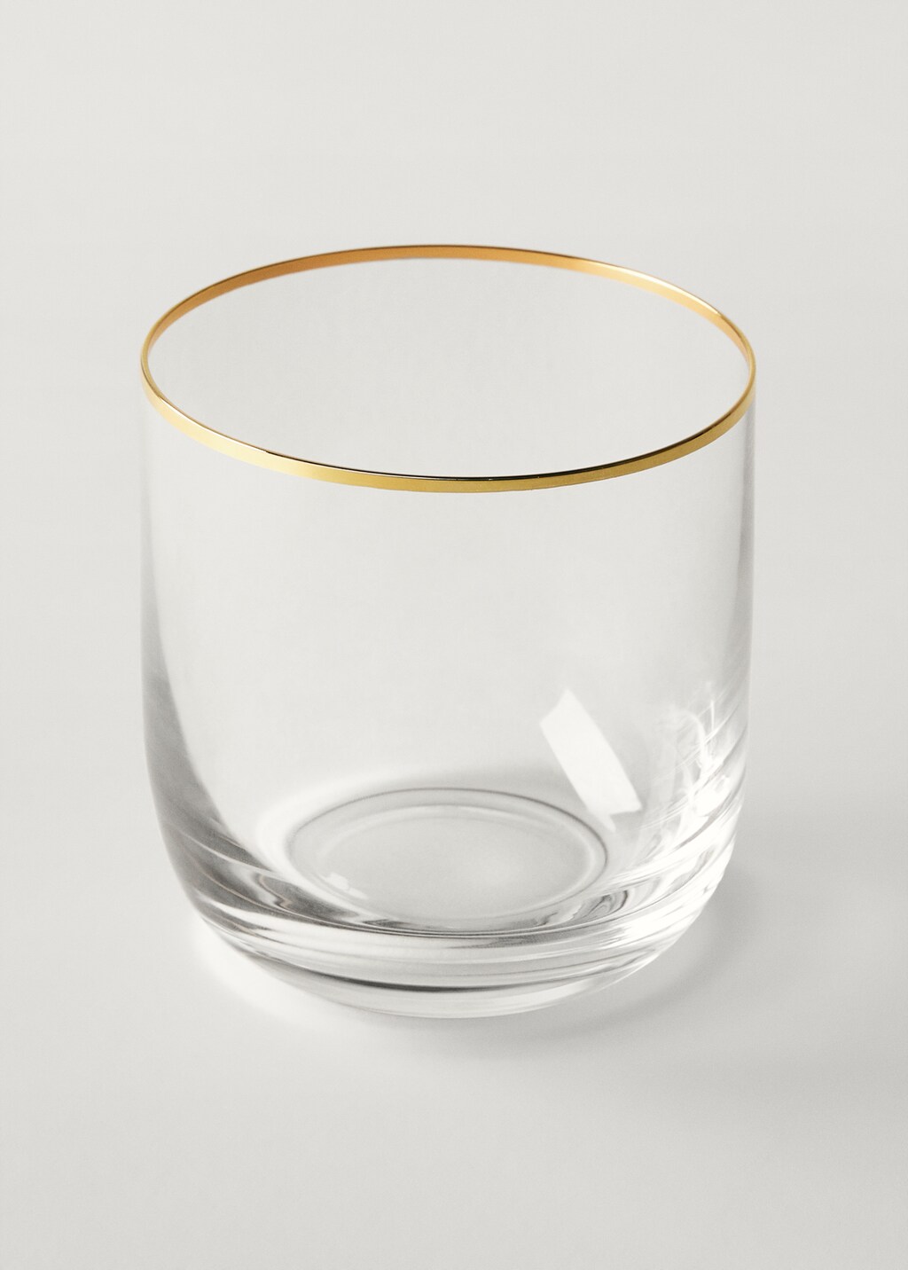 Glass with gold detail - Gold