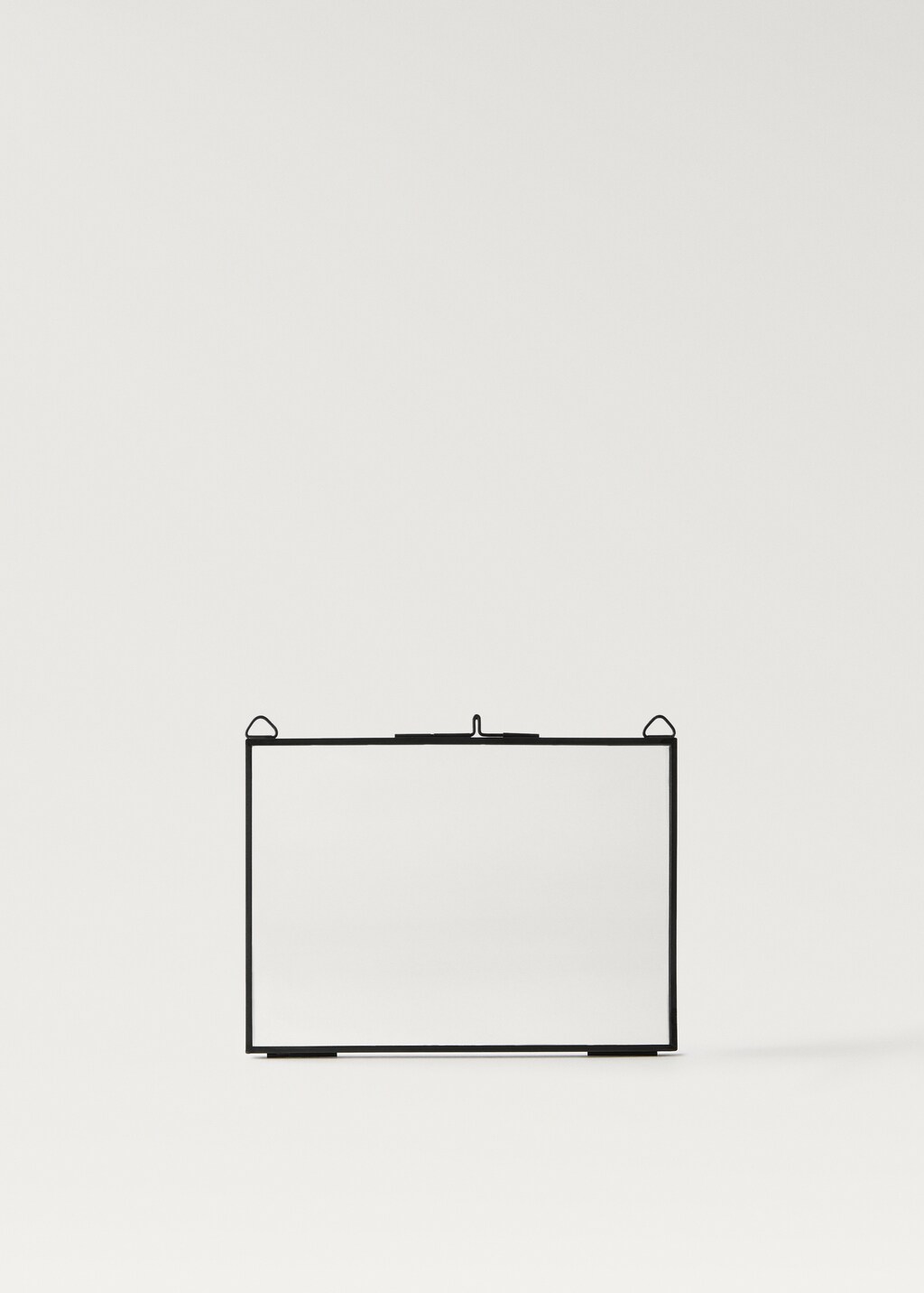 Rectangular metal frame - Black