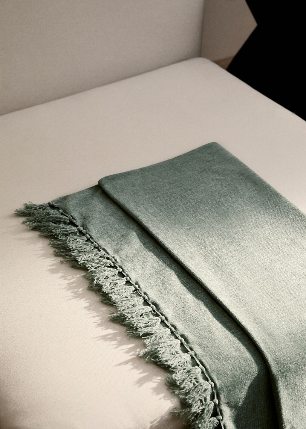 Blanket/plaid luana - Ecru