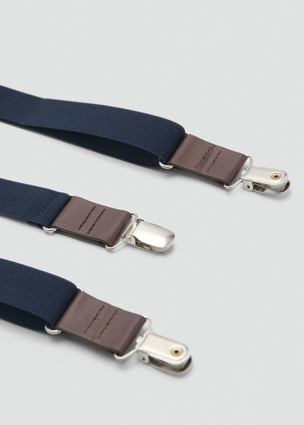 Adjustable elastic braces - Dark Navy
