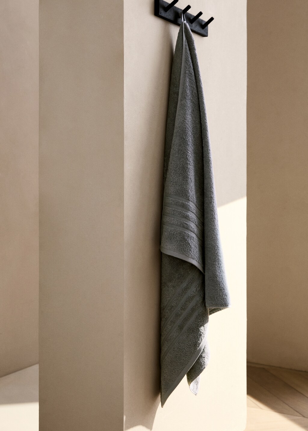 Cotton bath towel - White