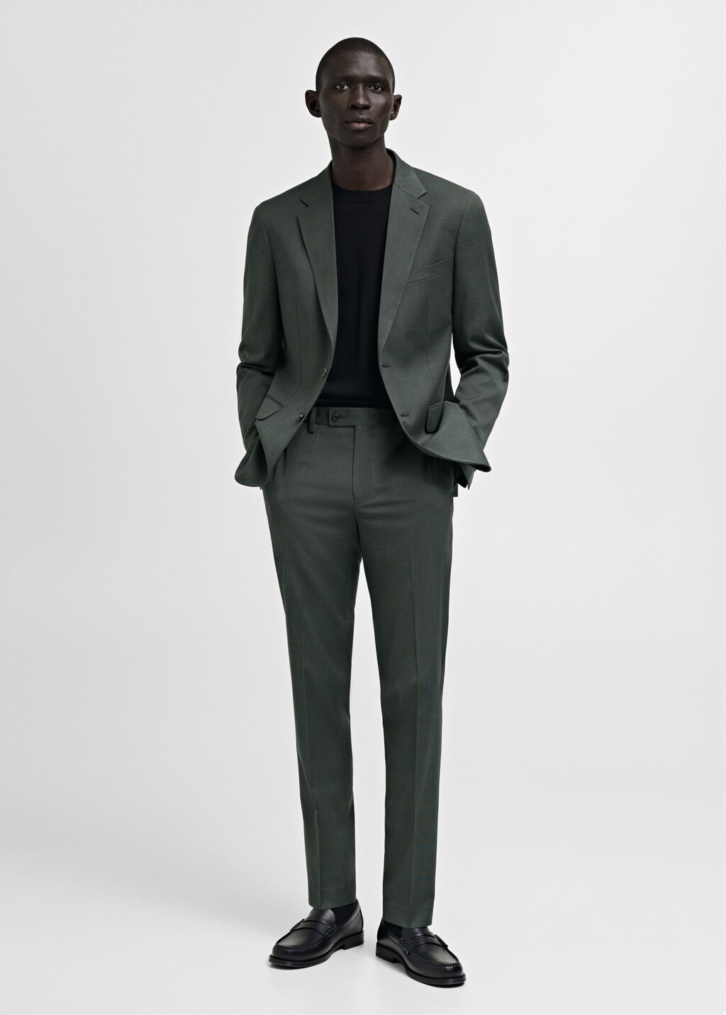 Milan slim-fit suit jacket - Grey