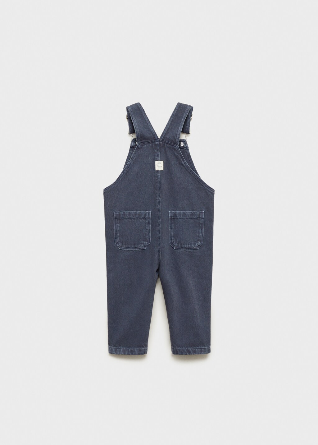 Long denim dungarees - Tobacco Brown
