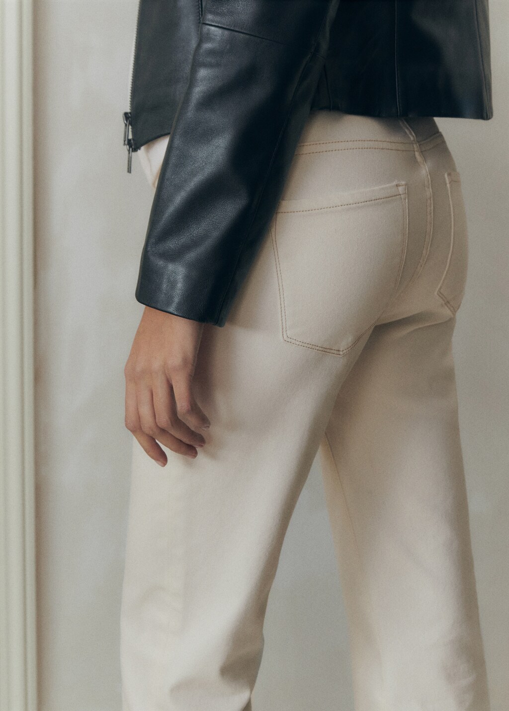 Maternity flared cropped jeans - Medium Blue