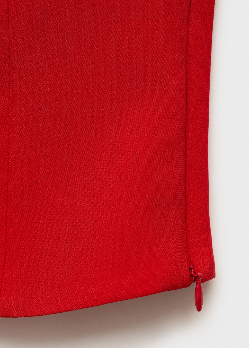 Crop top with bow on the back - Red