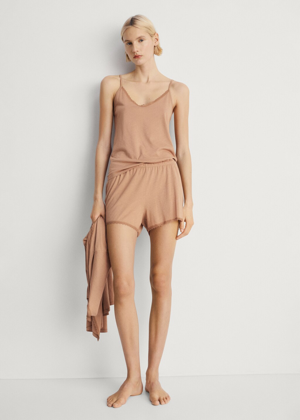 Pyjama shorts pili - Aqua Green