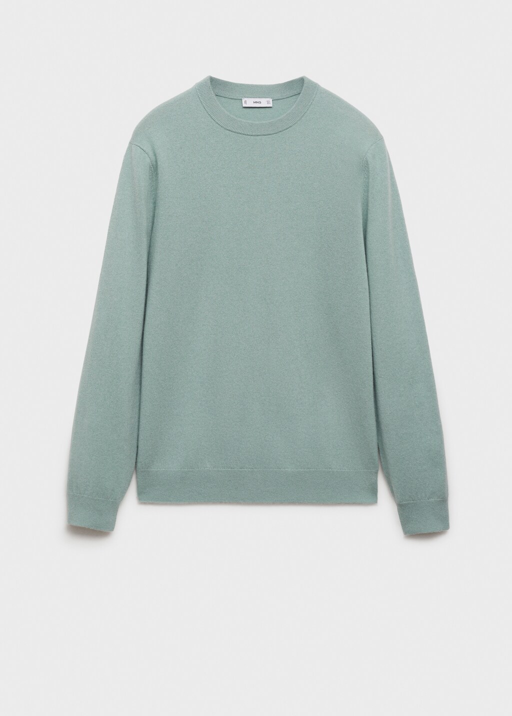 100% cashmere regular-fit sweater - Pastel Green