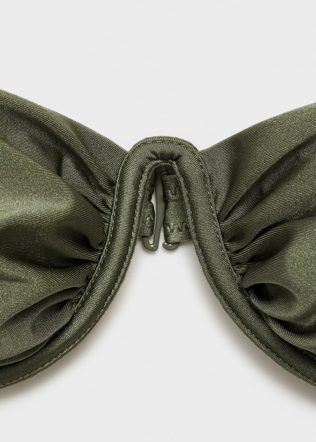 Underwired bikini top - Khaki