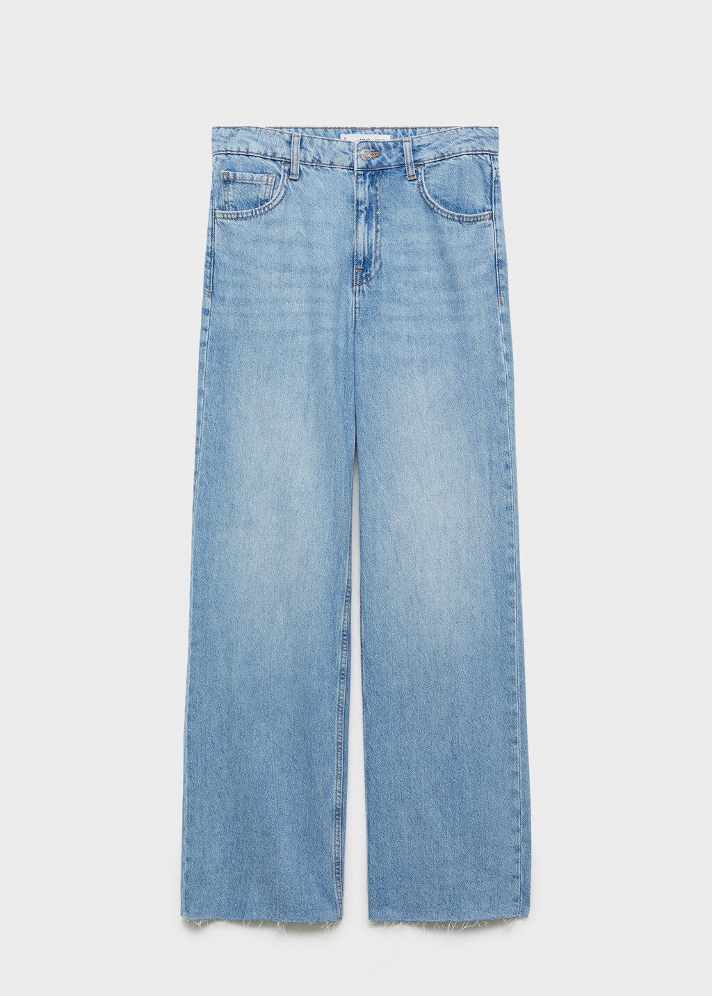 Danila wideleg rinse-wash jeans - Open Blue