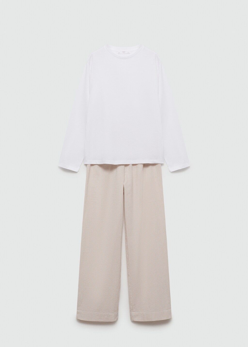 Two-piece cotton pyjamas - Maroon