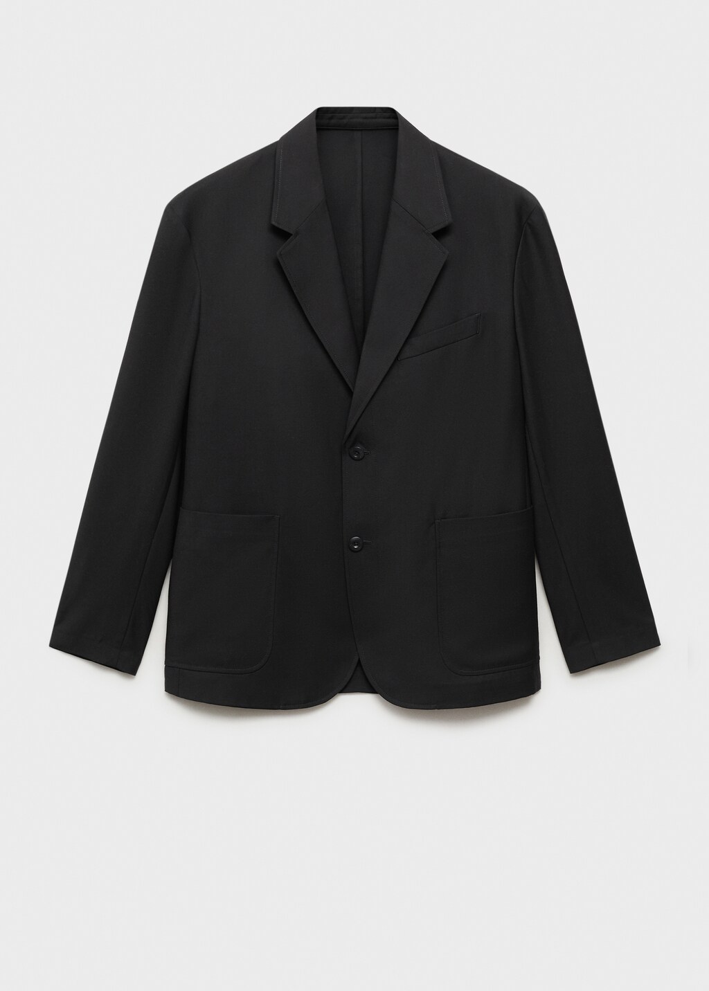 Relaxed fit suit blazer - Black