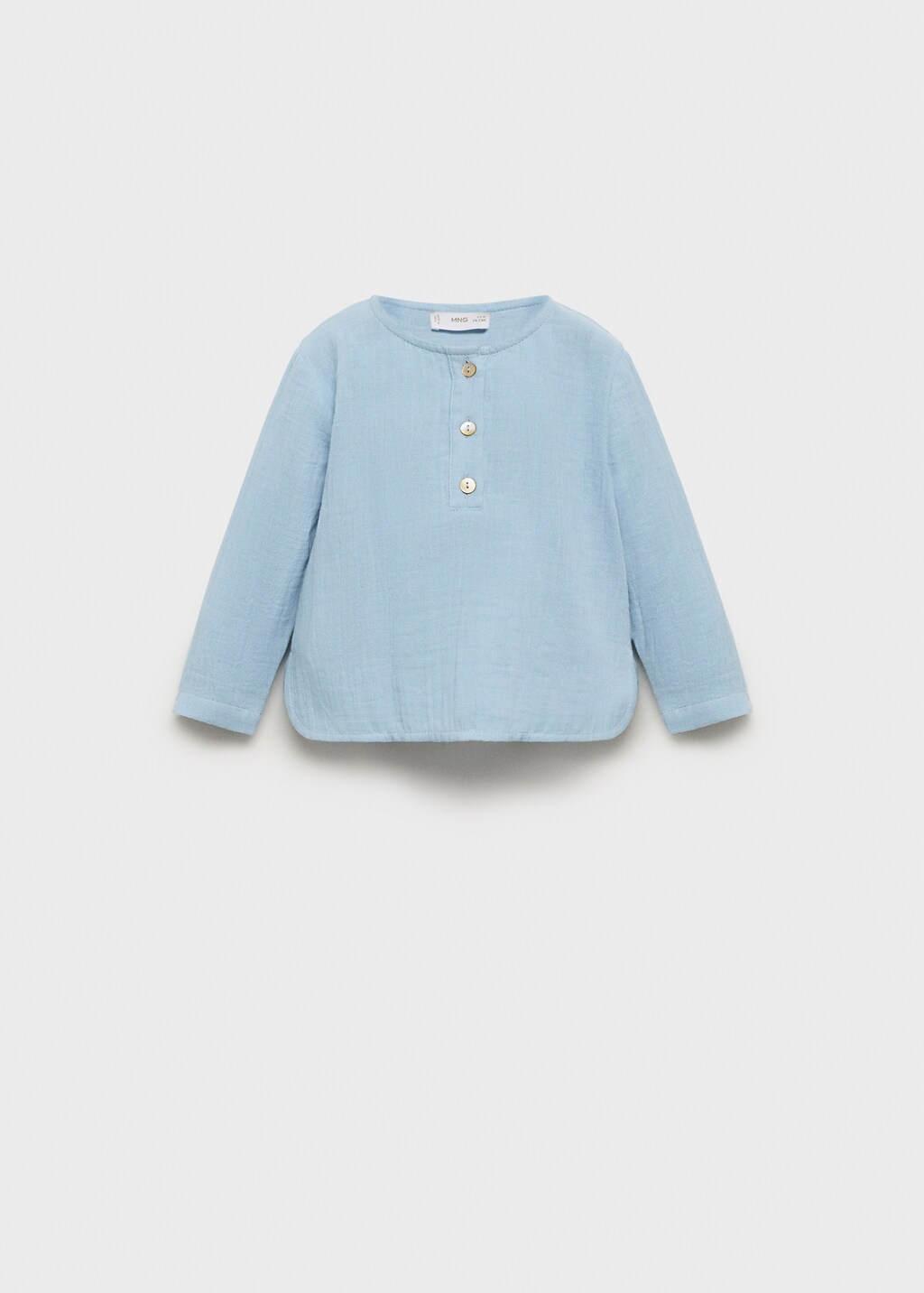 100% cotton shirt - Sky Blue
