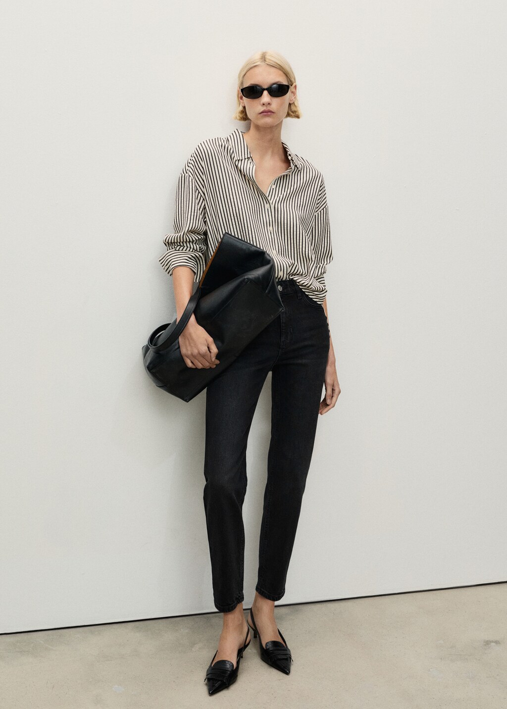 Newmom comfort high-rise jeans - Medium Blue