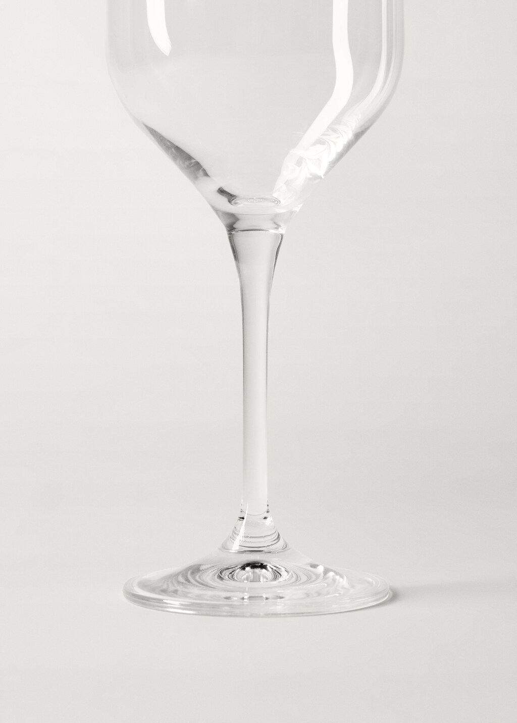 Gold Embossed Glass Goblet - Gold