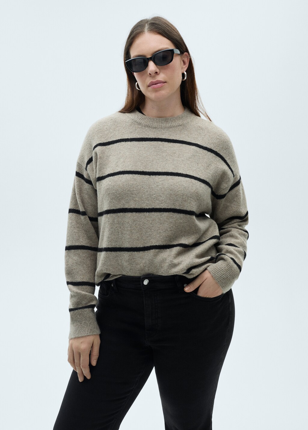 Sienna waxed flared cropped jeans - Black