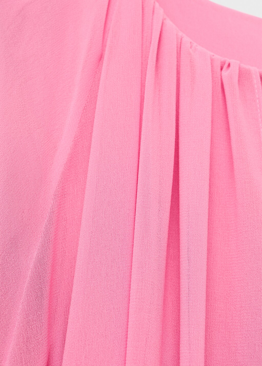 Flared cape dress - Pink