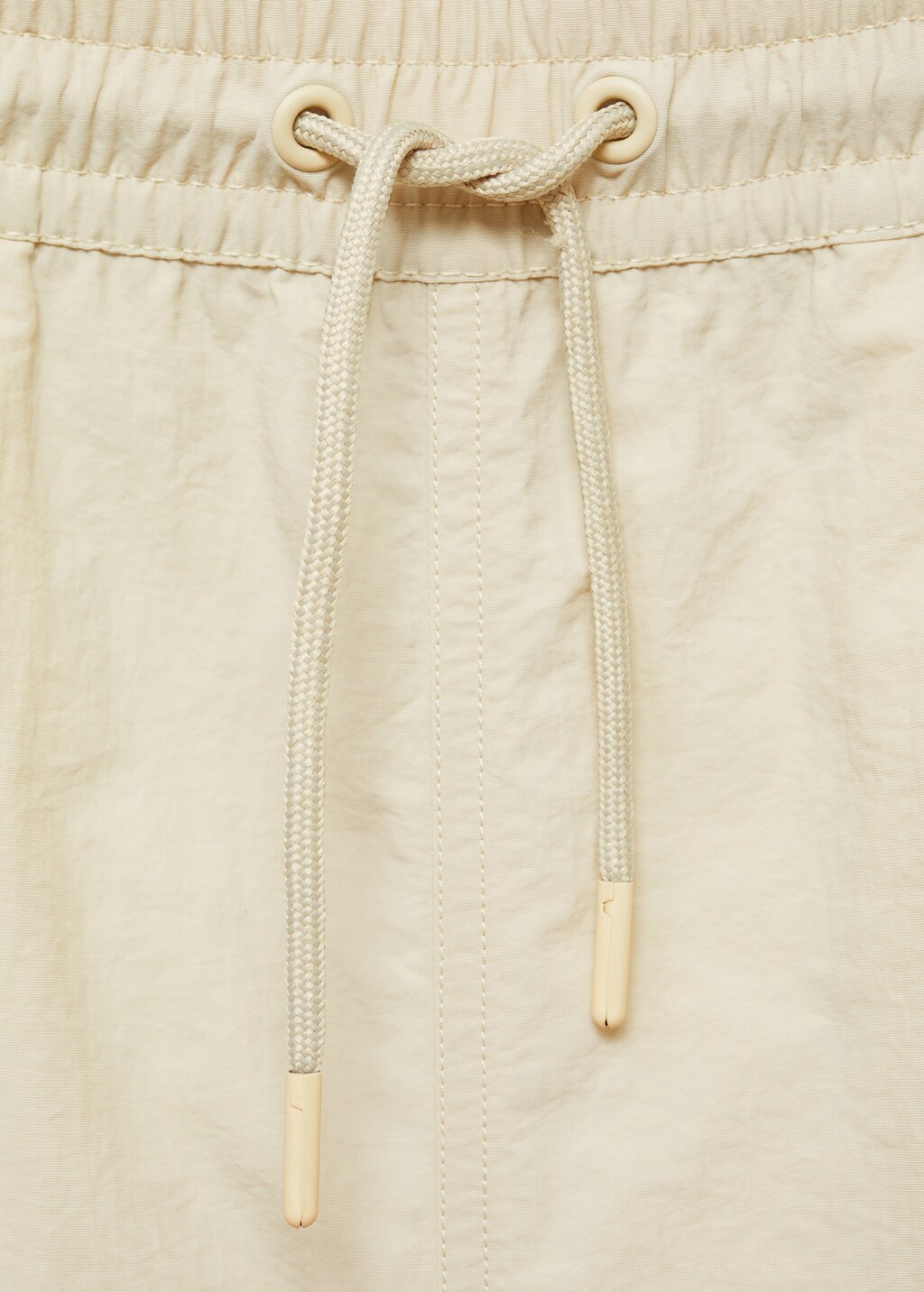 Basic drawstring swimsuit - Khaki