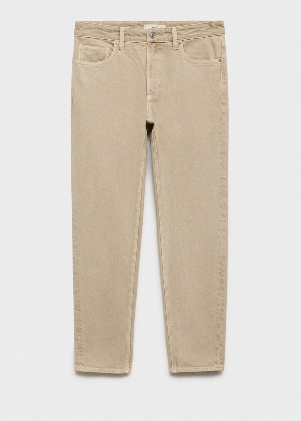 Ben tapered cropped jeans - Medium Brown