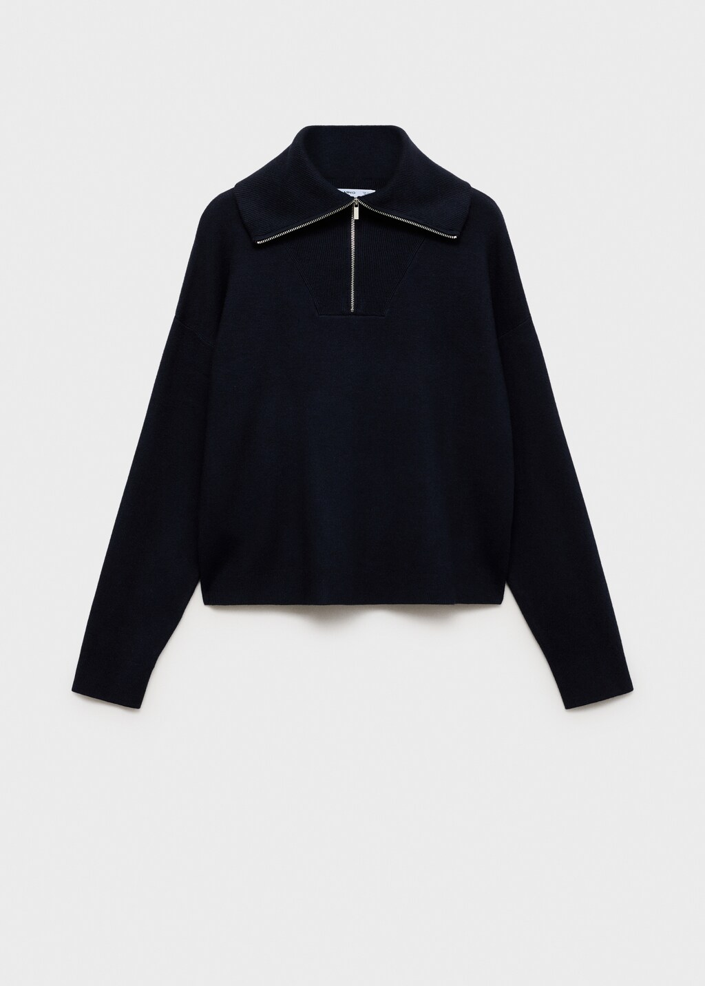 Zip neck jumper - Dark Navy