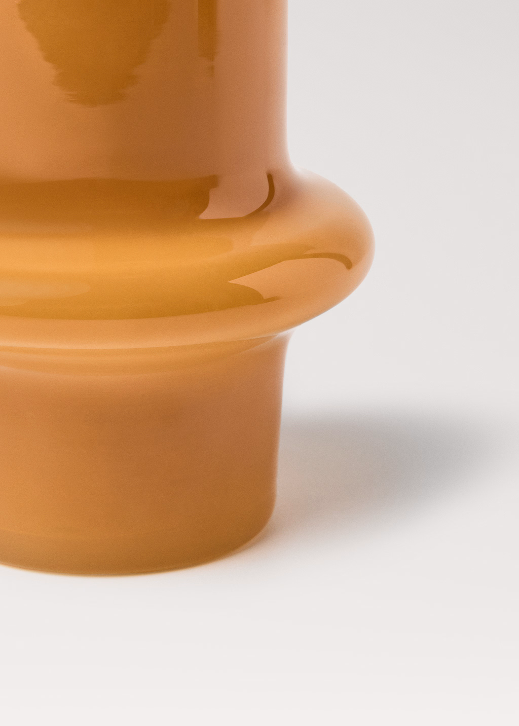 Cylindrical glass vase - Pink