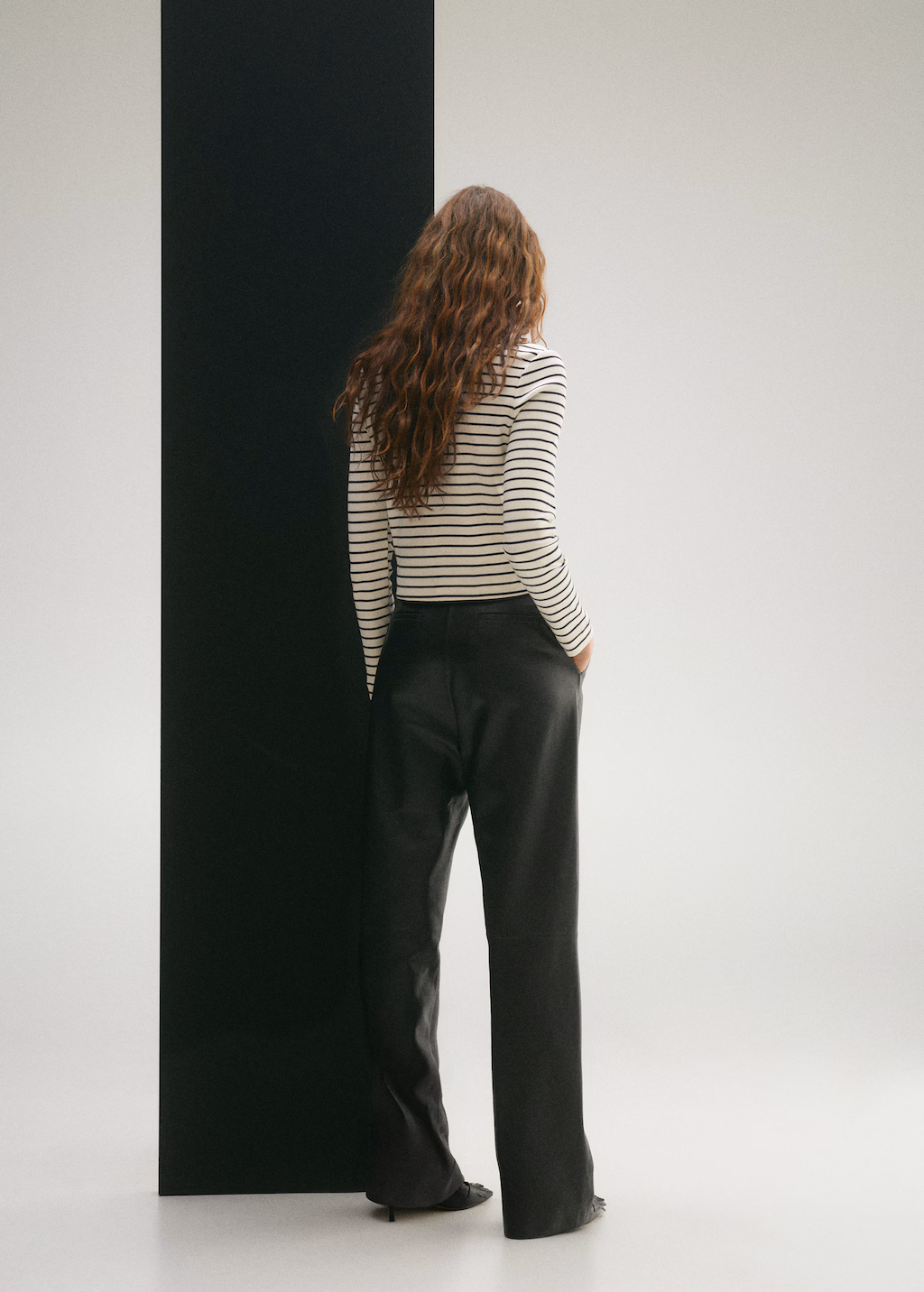 Stripped knit cardigan - Dark Navy