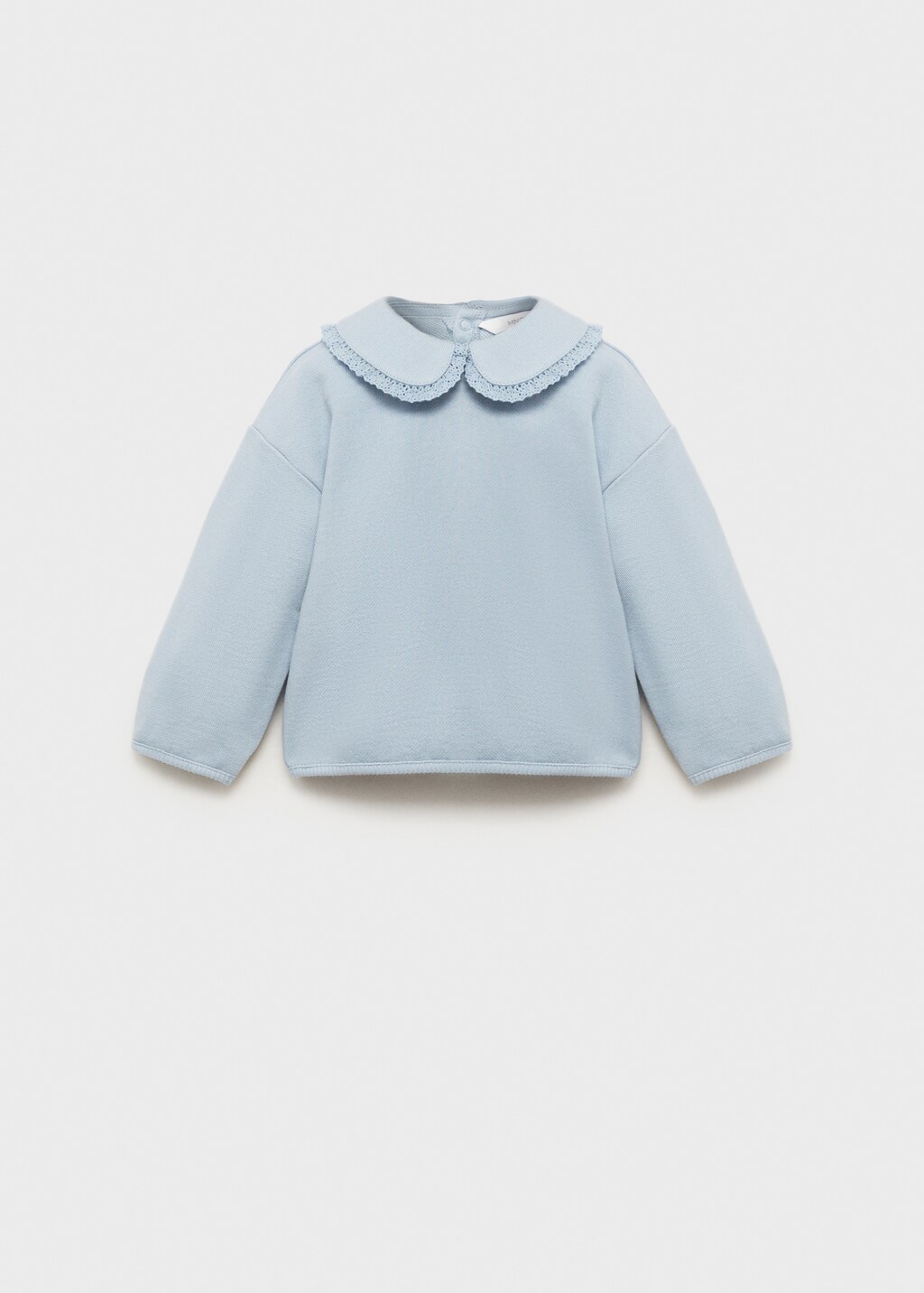 Babydoll neck sweatshirt - Blue