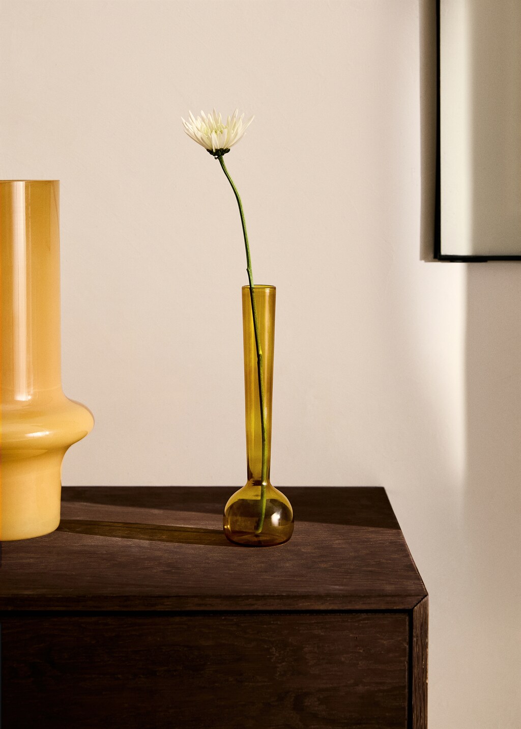 Borosilicate bud vase - Green