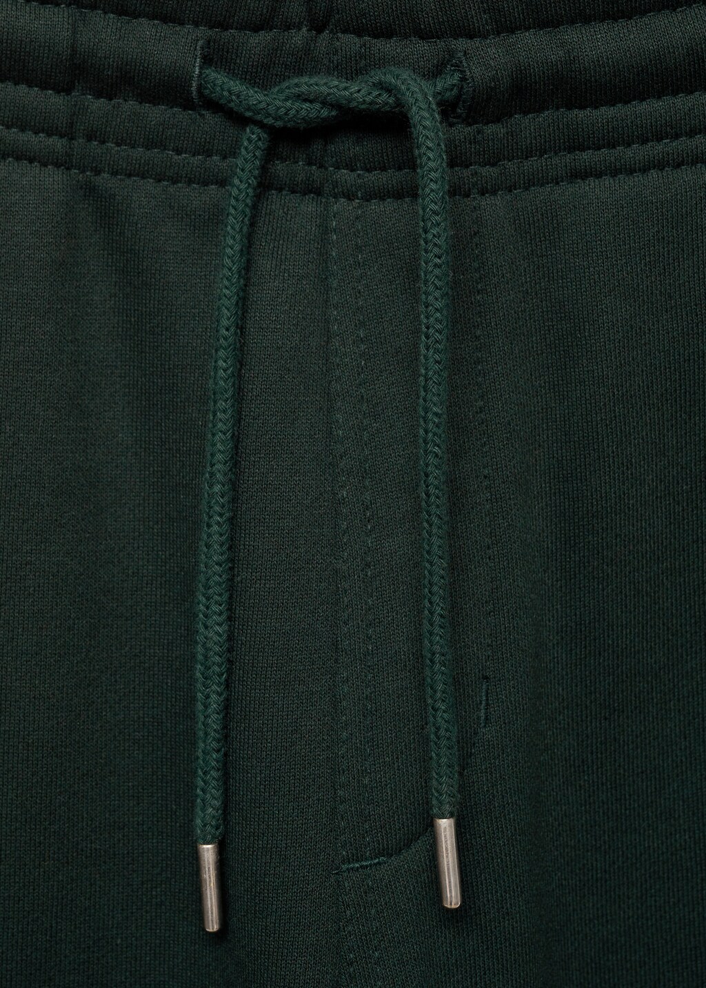 Brushed joggers with elastic waistband - Dark Navy