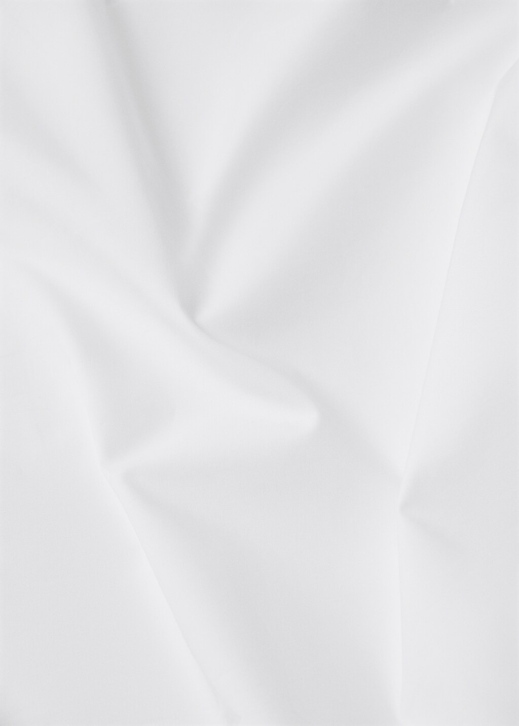 Cotton percale duvet cover with contrasting overlock stitching for 135/140 cm bed - Blue