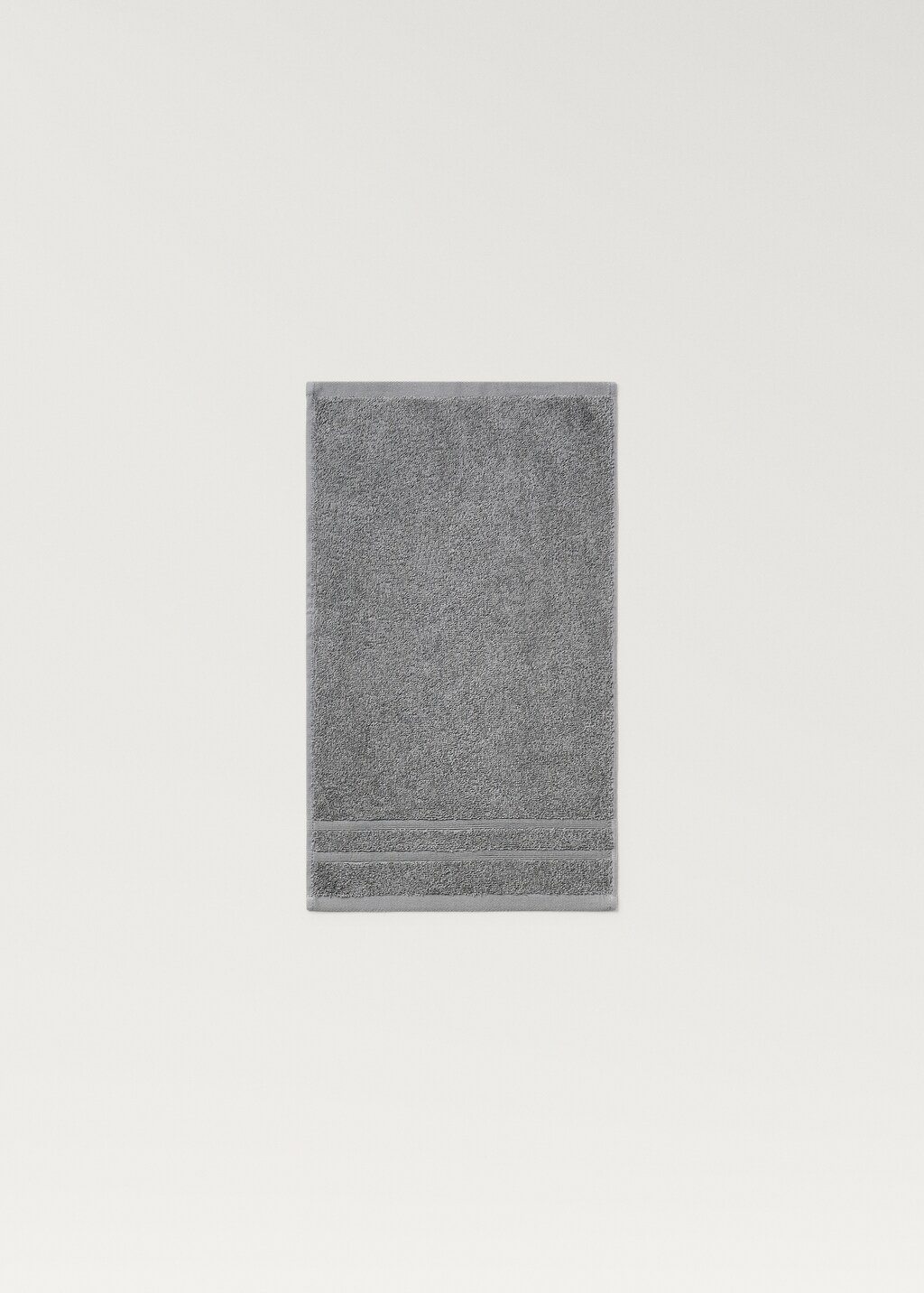 Terry cotton face towel - White