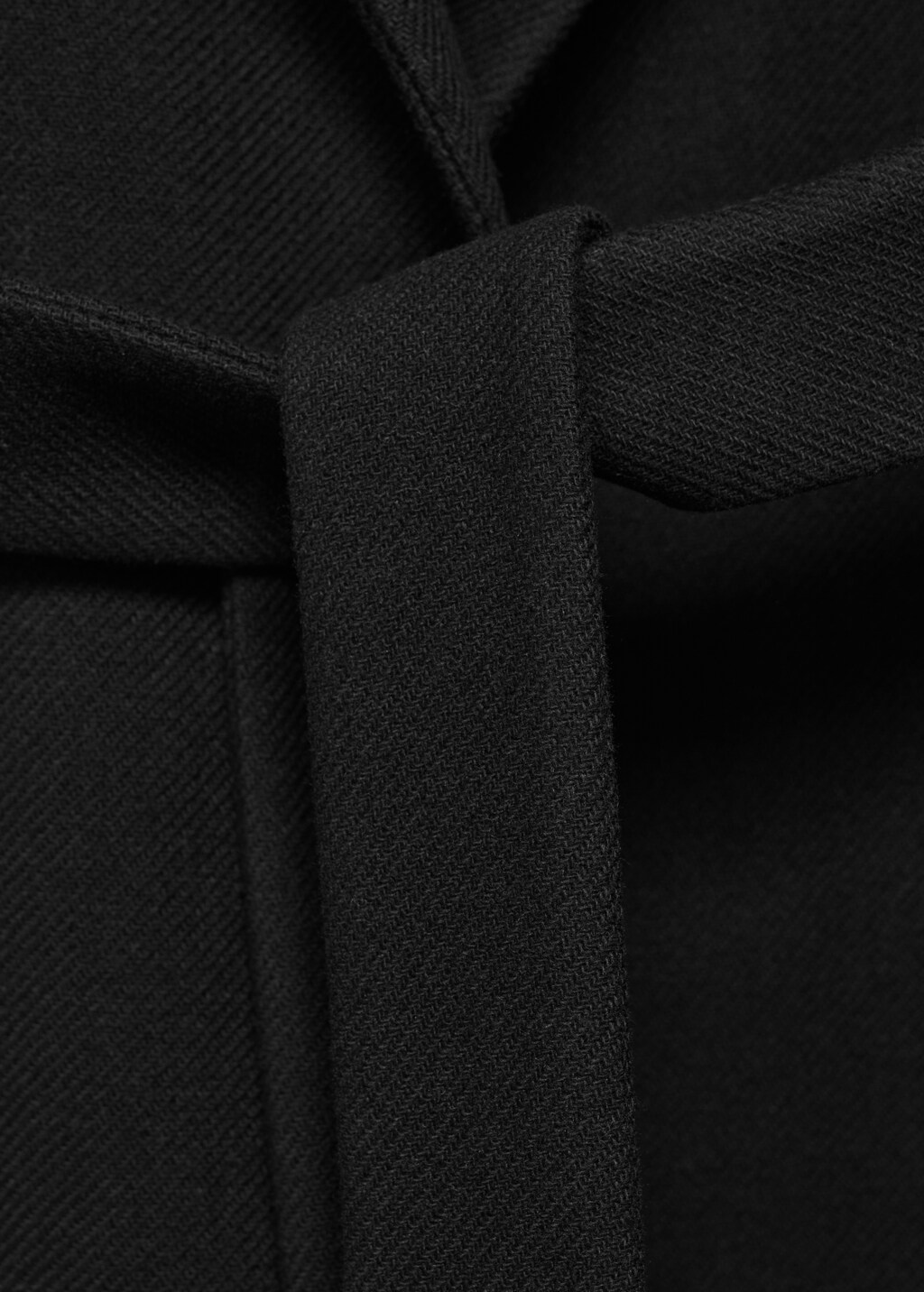 Butter wool coat with detachable collar - Light/Pastel Grey