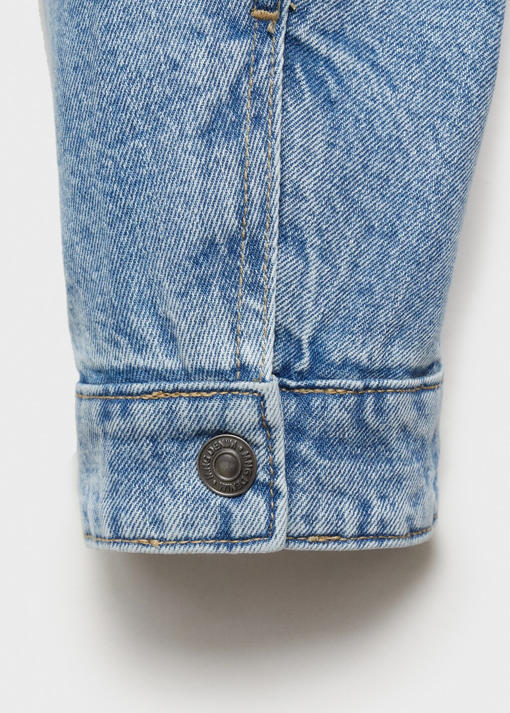 Quilted denim jacket - Medium Blue