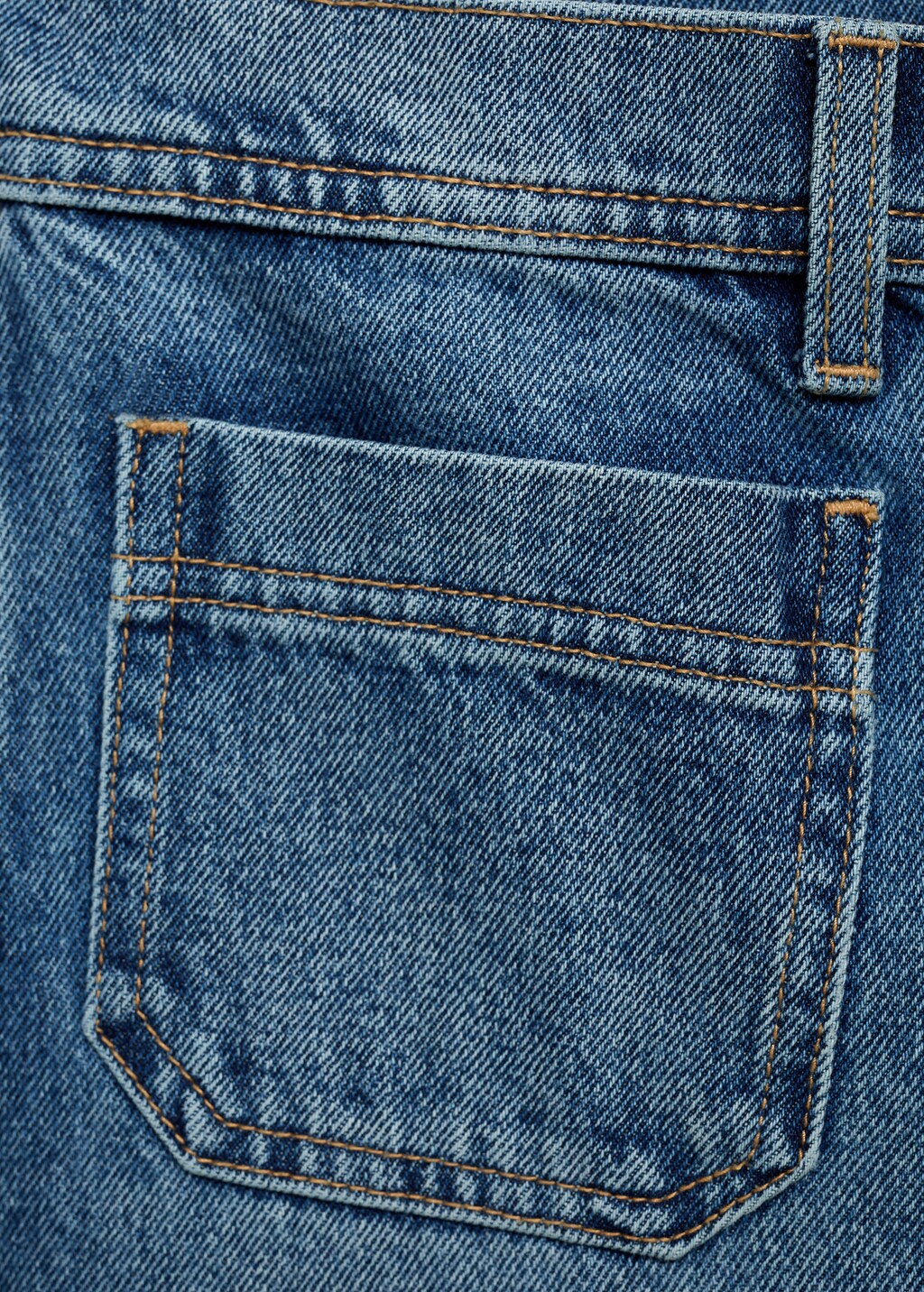 Wideleg jeans with pockets - Dark Blue