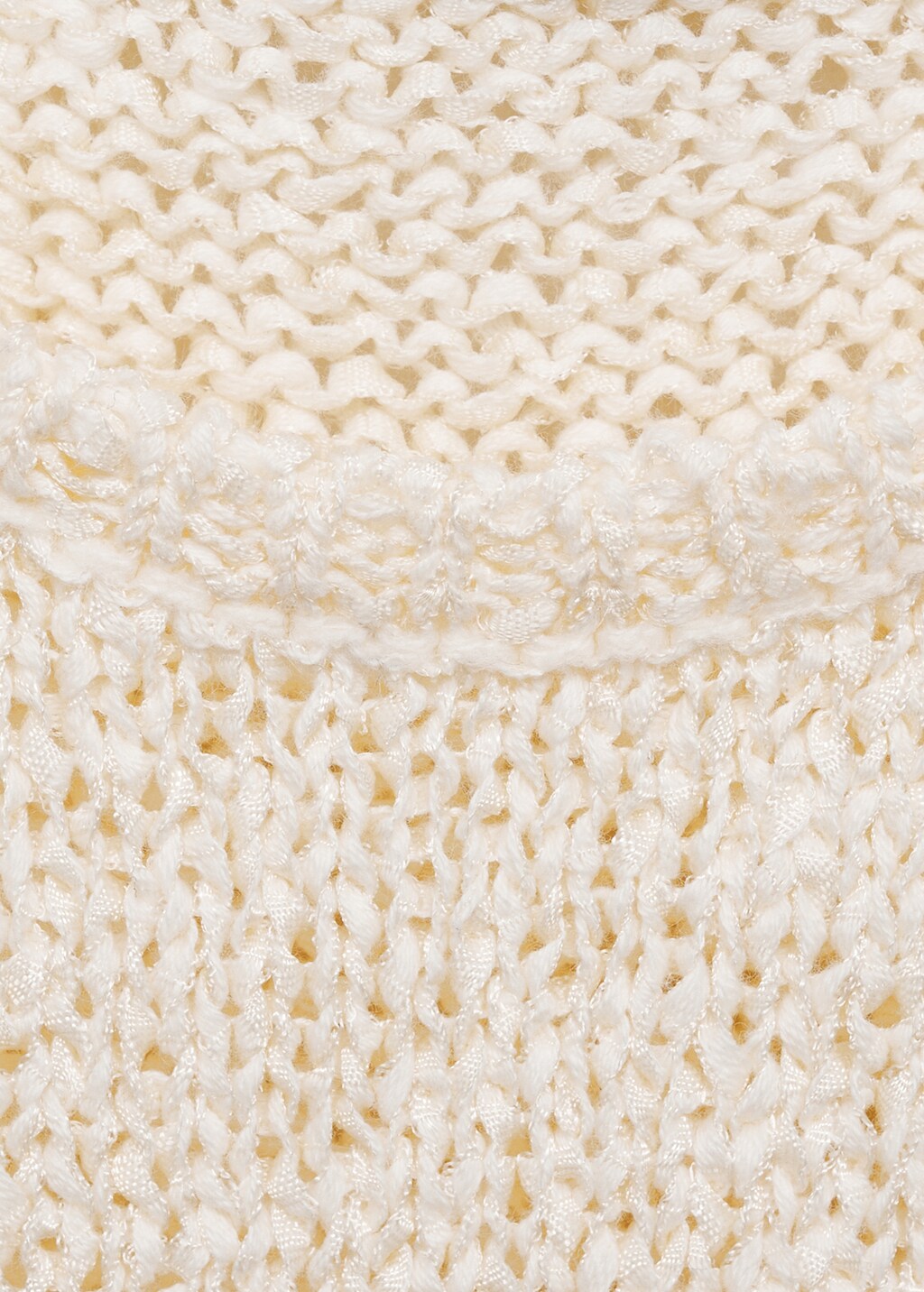 Crochet top with straps - Ecru