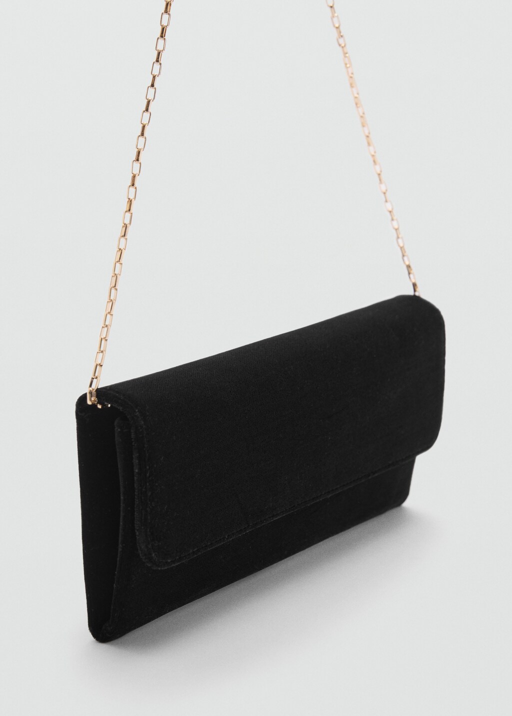 Flap chain bag - Black