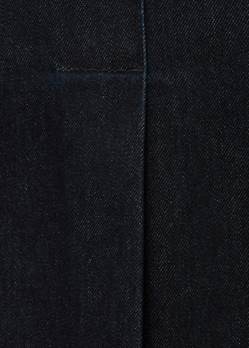 Rinse-wash midi-skirt with buckle - Open Blue