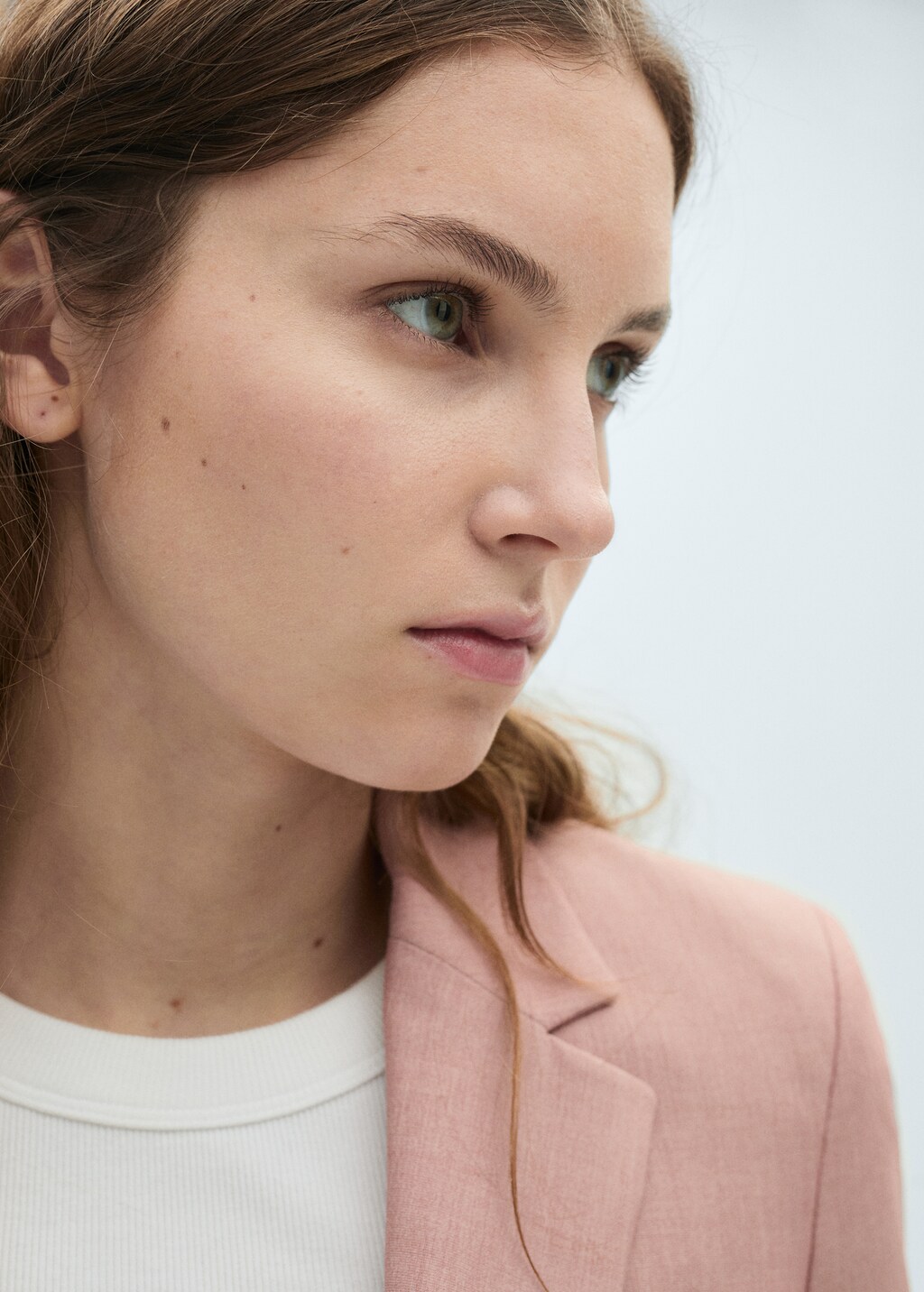 Fitted suit jacket - Sky Blue