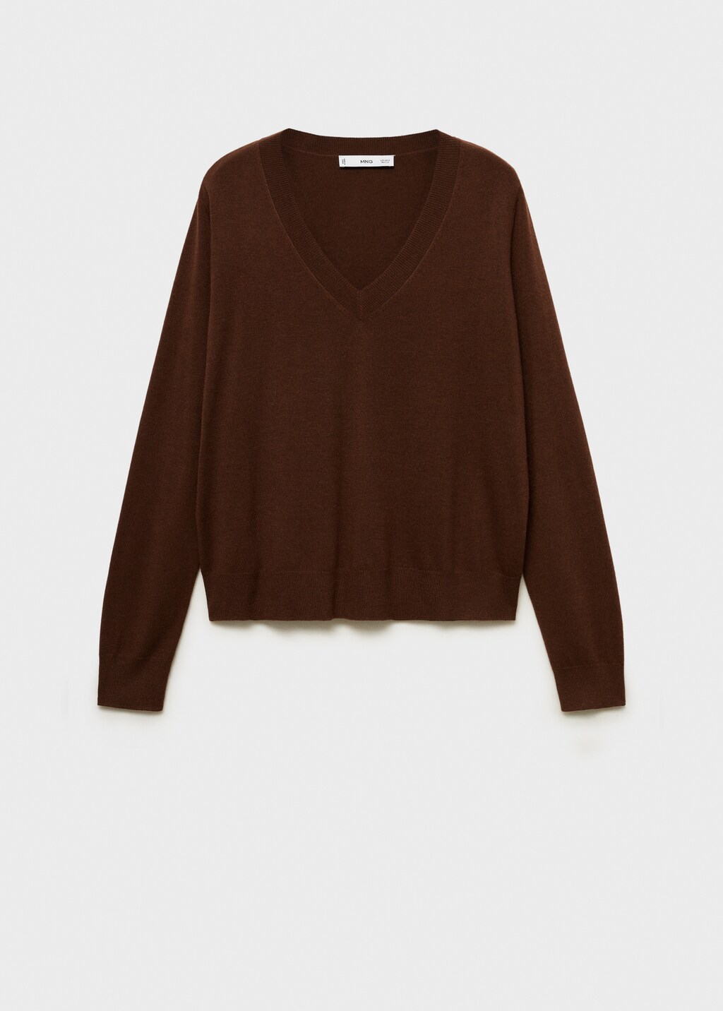 V-neck knit sweater - Sky Blue