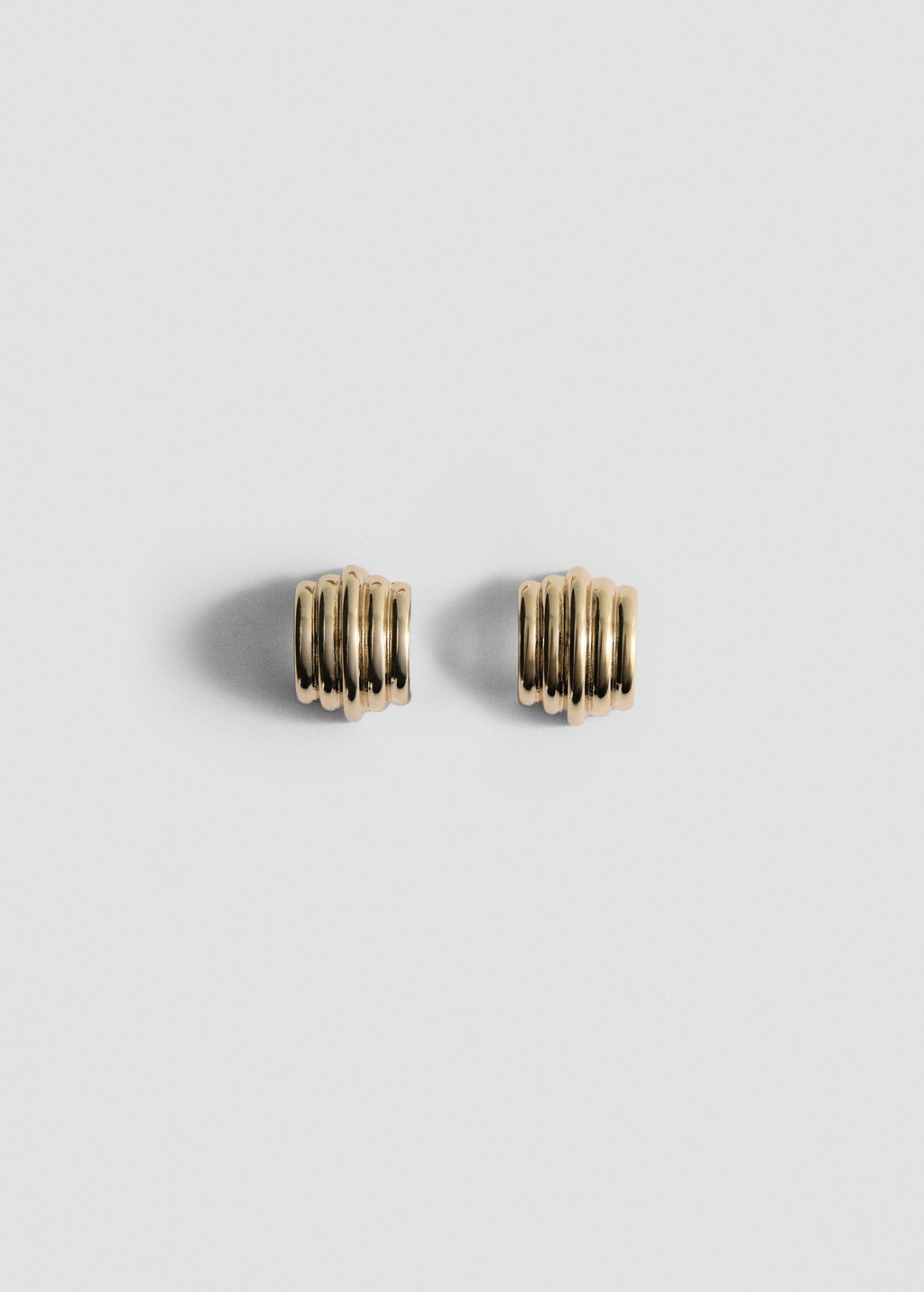 Relief earrings - Gold