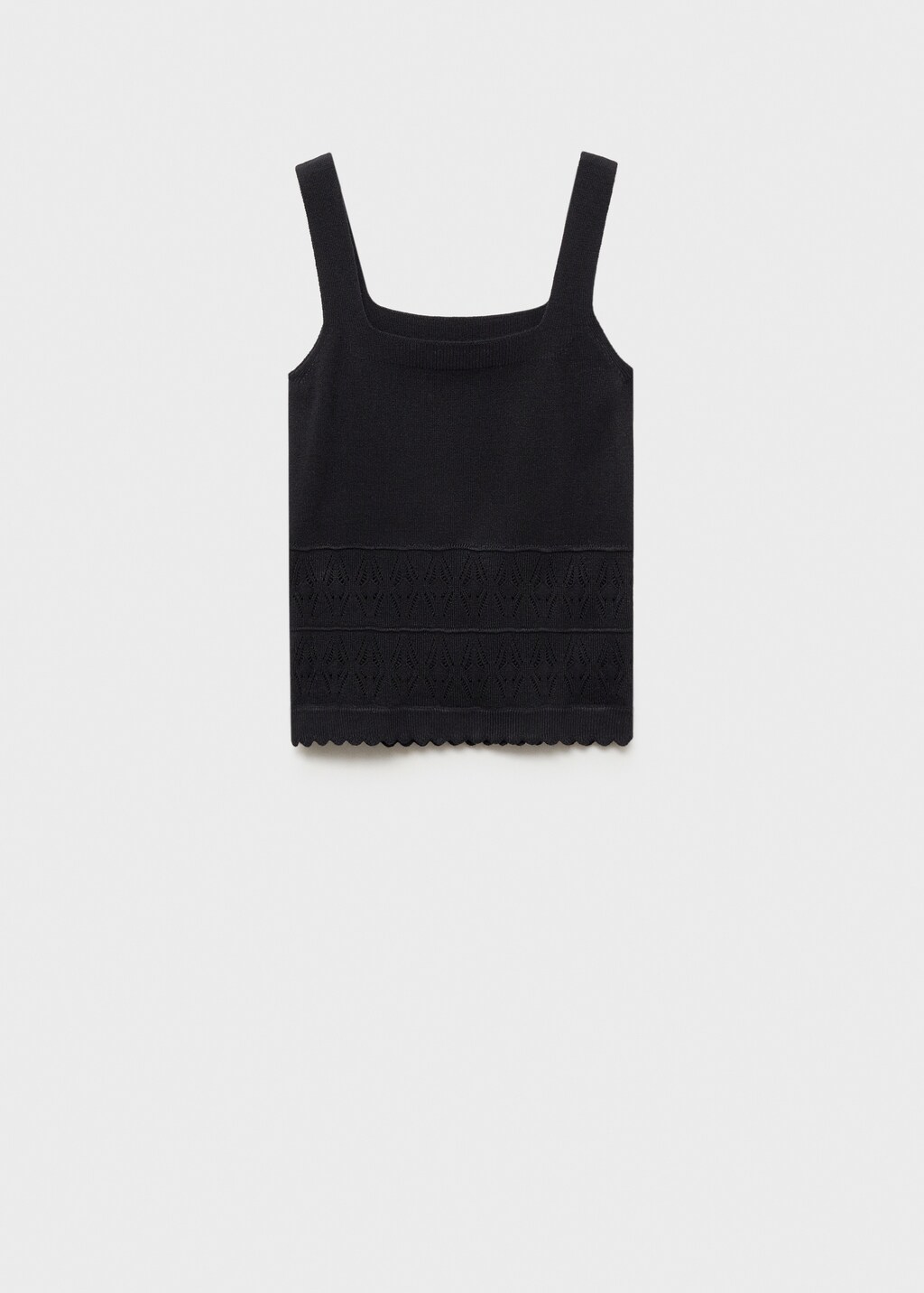 Essential cotton top - Black