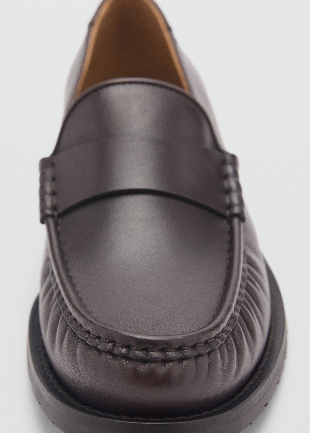 Leather loafers - Brown