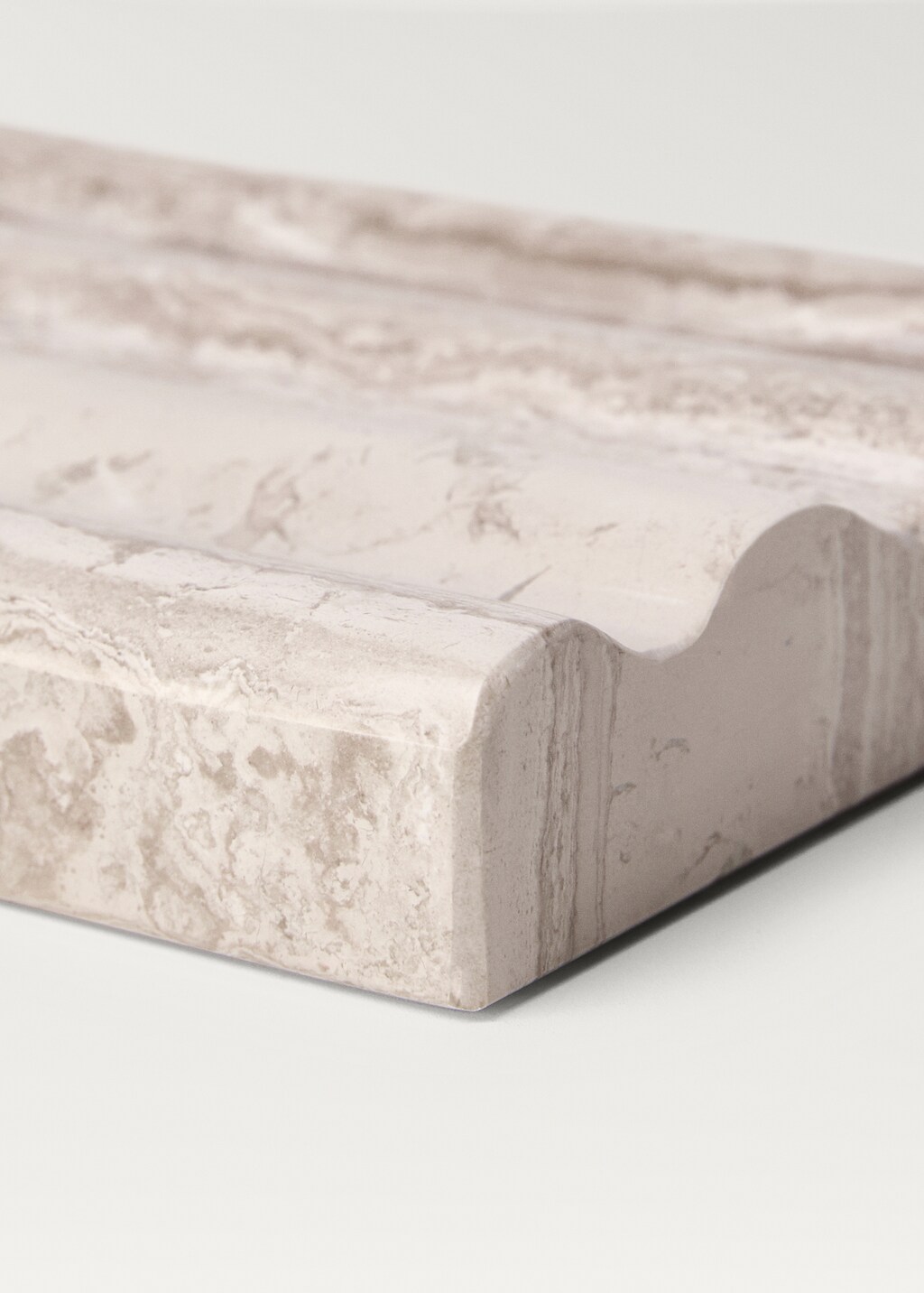 Marble soap dish - Light/Pastel Grey