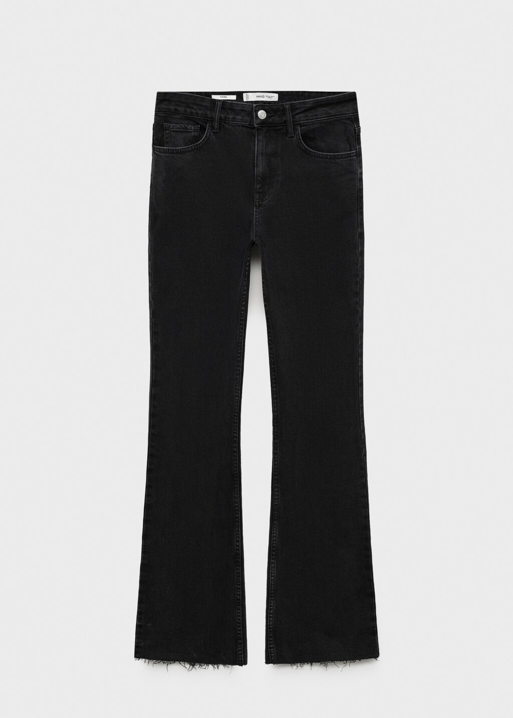 Fiona flared mid-rise jeans - Medium Blue