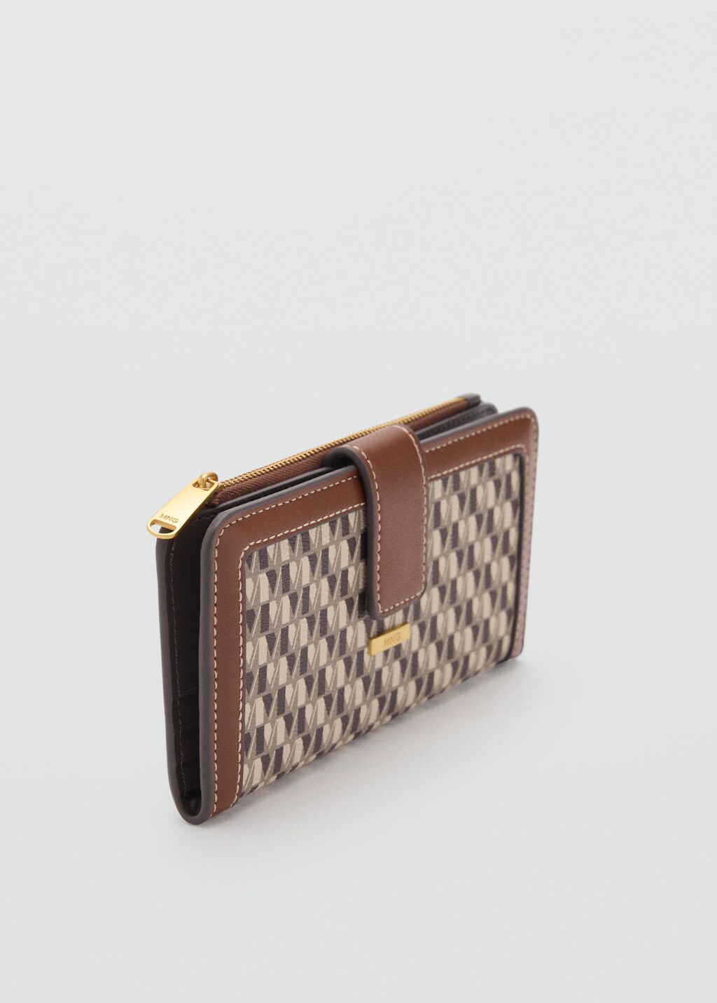 Coin purse with printed logo - Leather