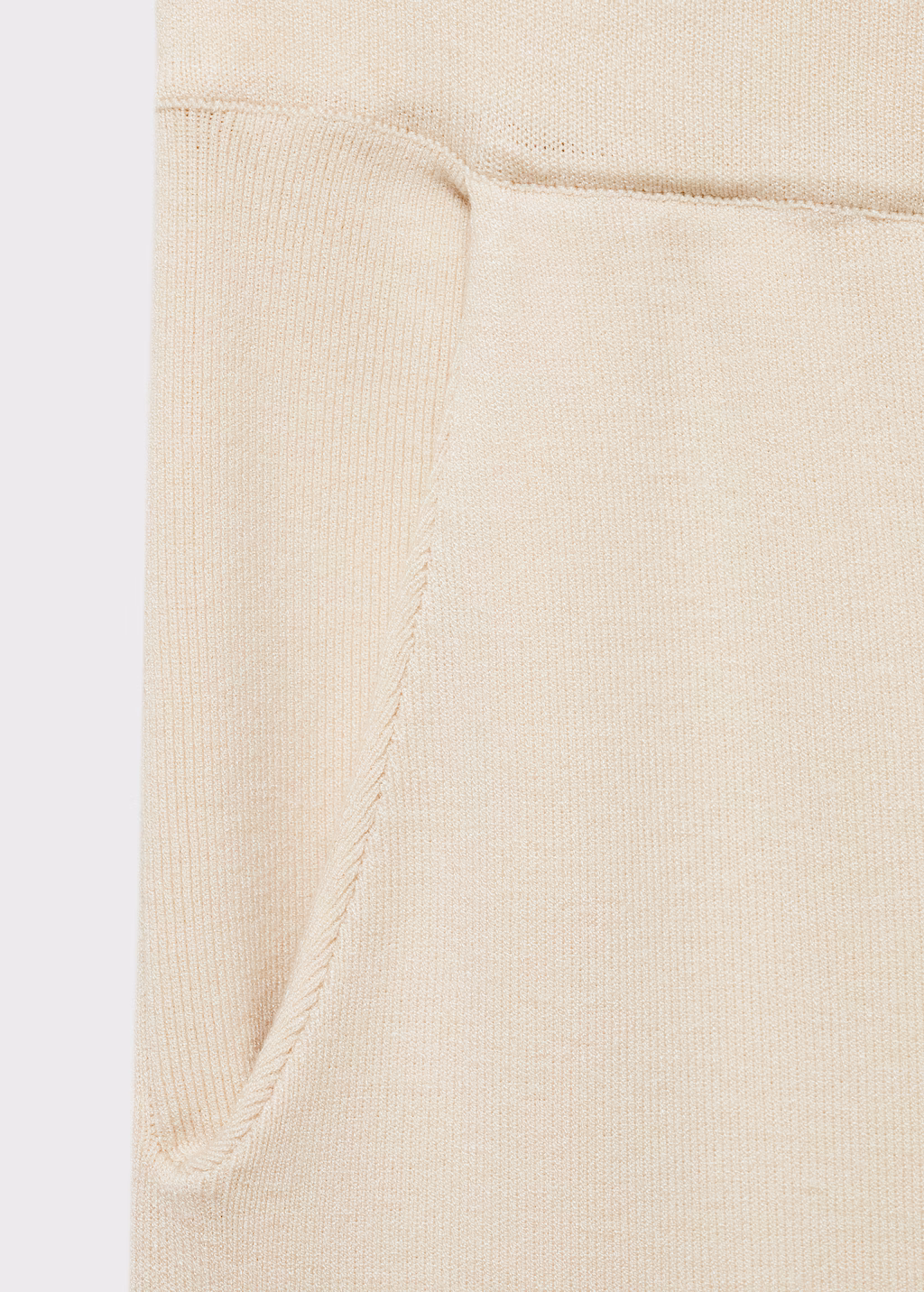 Ribbed knit trousers - Light/Pastel Grey