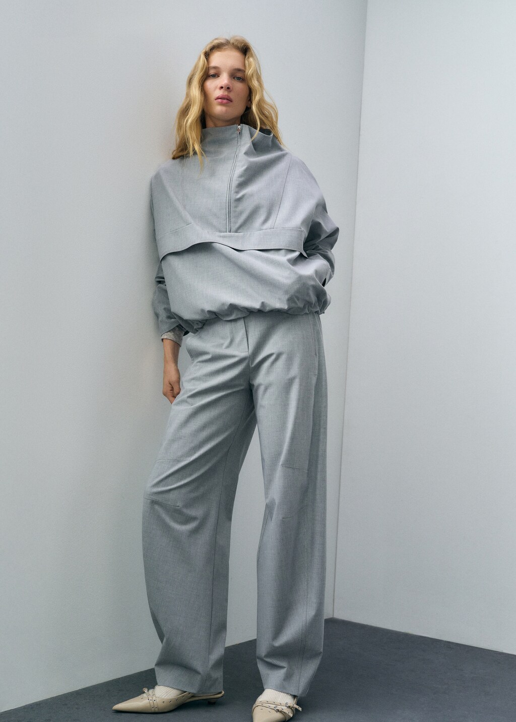 Drawstring jogger trousers - Grey