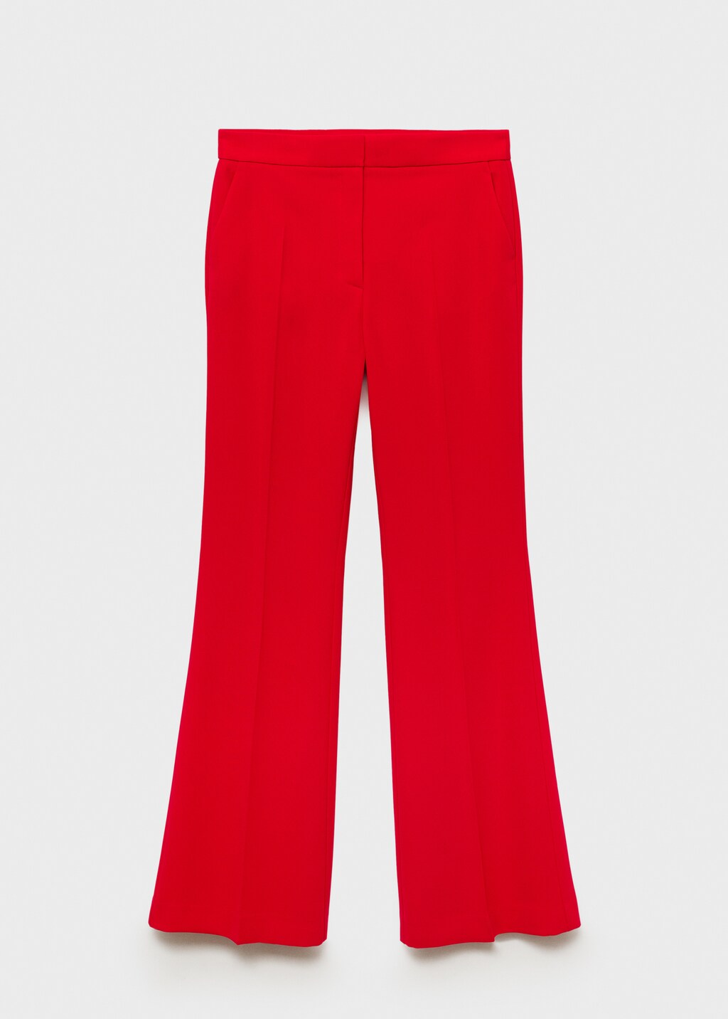 Wideleg suit trousers - Black